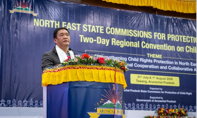 Arunachal CM urges stronger Northeast cooperation on child protection