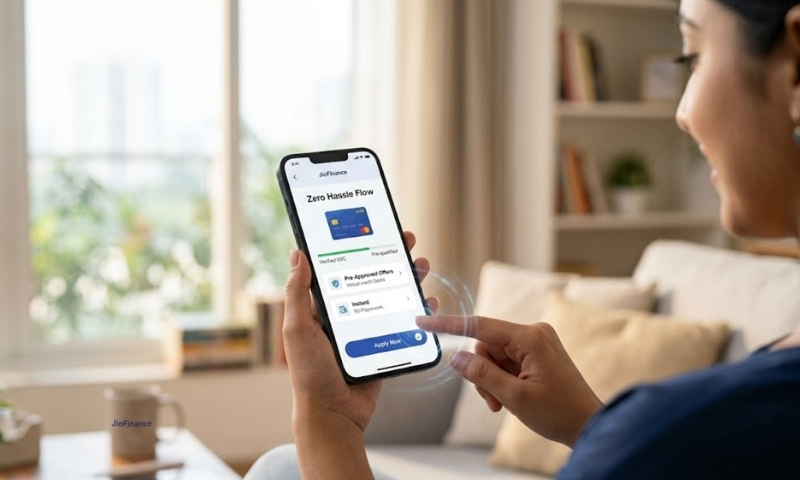 Apply for a credit card online easily through JioFinance