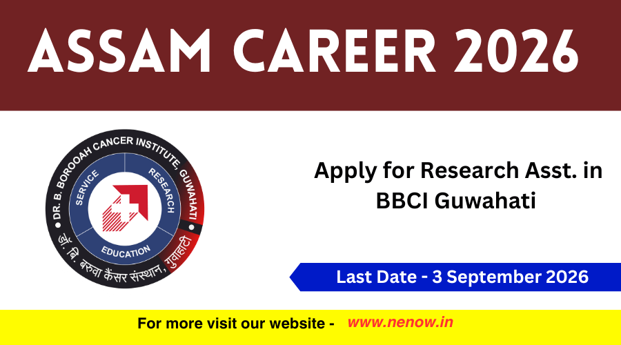 Apply for research assistant positions at BBCI Guwahati in 2026