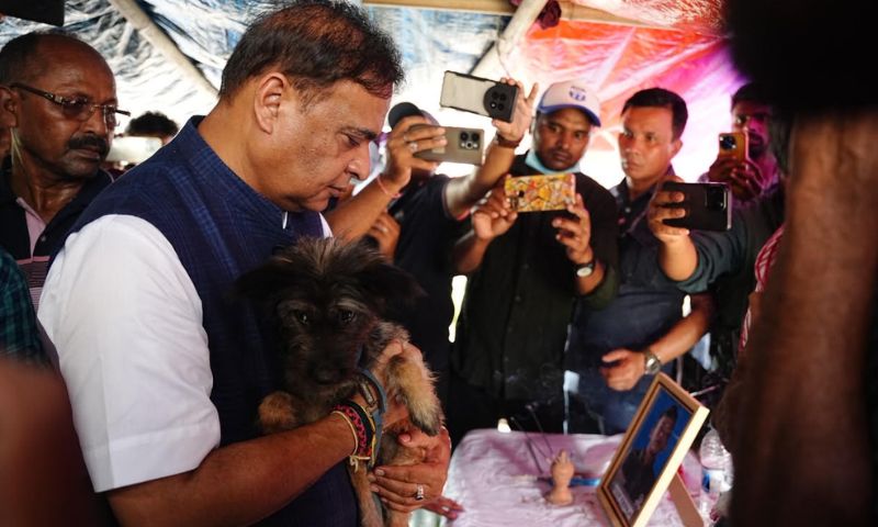 Assam CM provides Rs 5 lakh aid to family of flood victim Hridip Panika