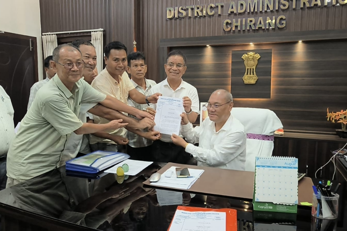 BJSM demands verification of 56 families and eviction enforcement at Choraikonsra, Assam
