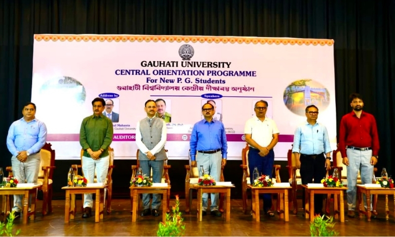 Gauhati University welcomes new postgraduate students, encourages broader skills development