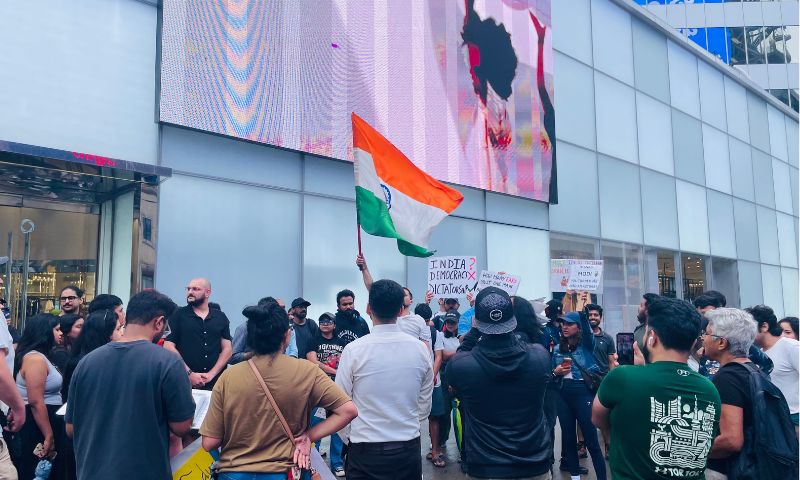 Indian diaspora in Toronto protests for justice for students in India