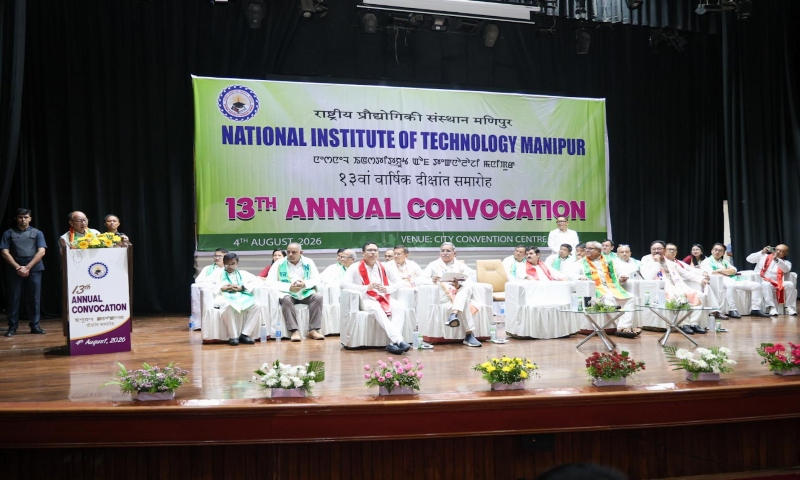 Manipur CM reiterates commitment to permanent NIT campus at 13th convocation