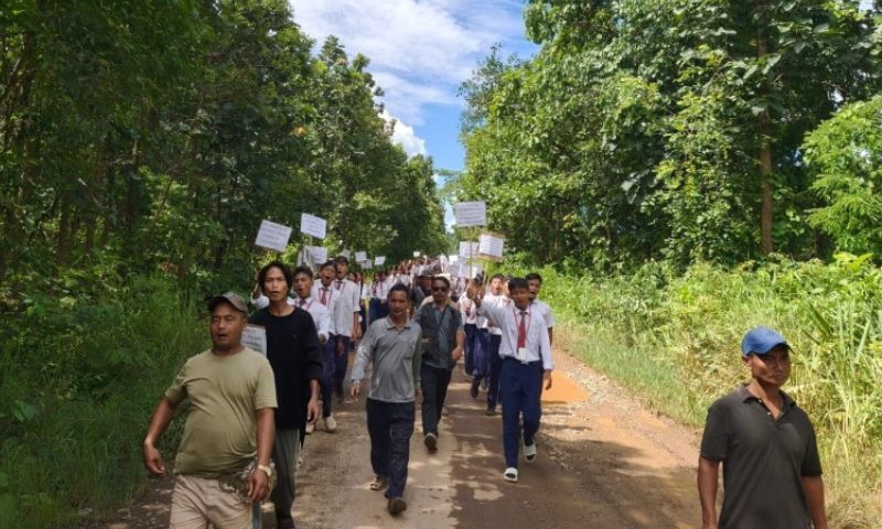 Manipur’s Chandel residents protest proposed Indo-Myanmar border demarcation changes