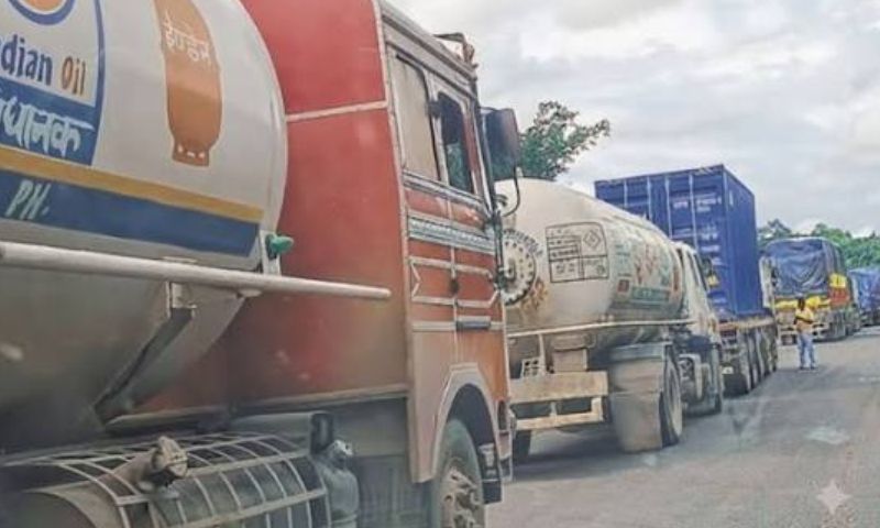 North East Petroleum Mazdoor Union halts fuel tanker movement from Assam to Meghalaya over security concerns
