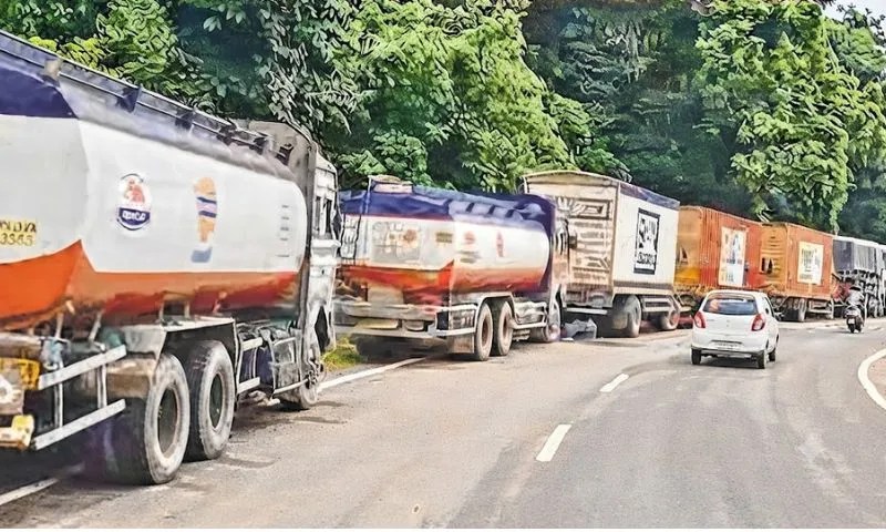 Transporters call for urgent repair of NH-37 to avoid shortages and inflation in Manipur