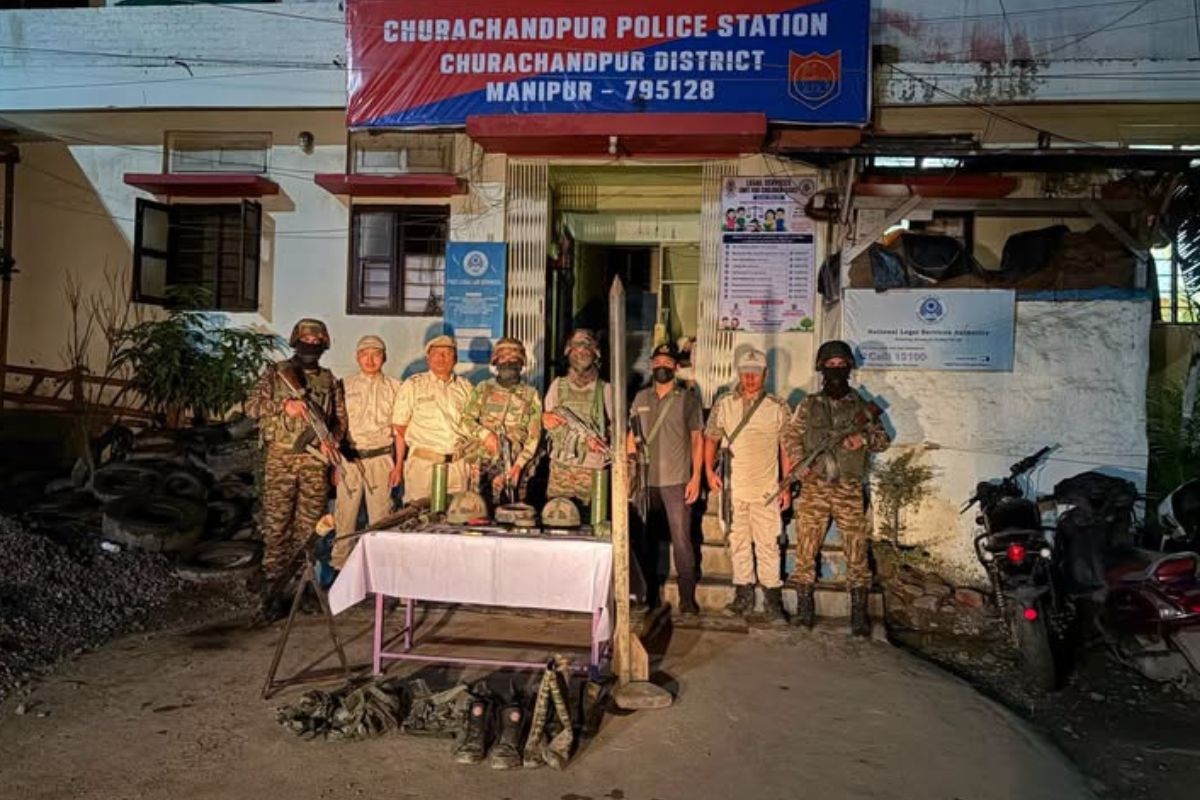 Two RPF/PLA cadres arrested with arms and explosives in Manipur