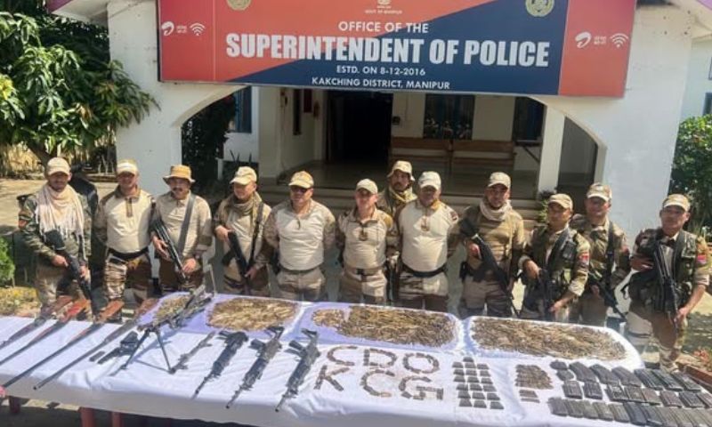 UNLF-Koireng cadre arrested in Imphal West; arms cache seized in Churachandpur