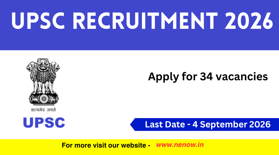 UPSC invites applications for 34 assistant executive engineer posts in 2026