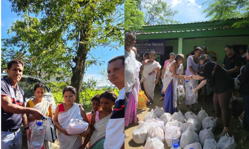 Vedanta Oil & Gas supplies ration kits and water to Assam flood victims
